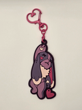 BUNNY PLUSHIE PVC RUBBER KEYCHAIN