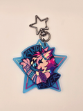 KANDI RAVER GLOW-IN-DARK KEYCHAIN