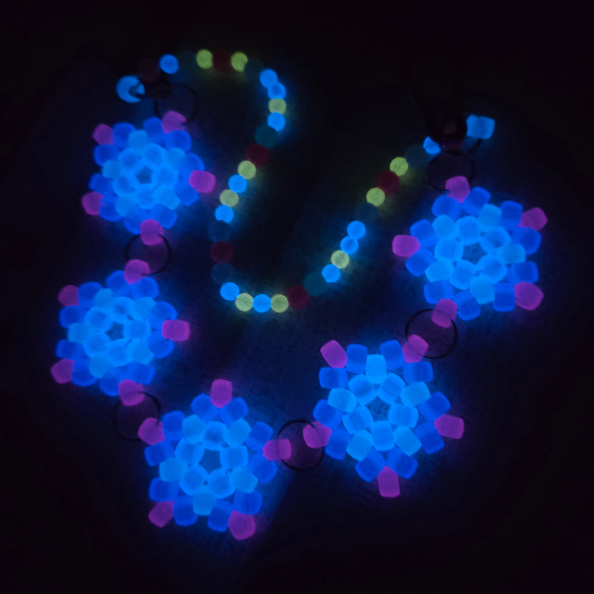 33CM BELT CHAIN - GLOWS IN THE DARK
